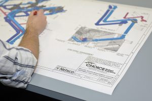 Engineering drawings of a BMWS Retrofit